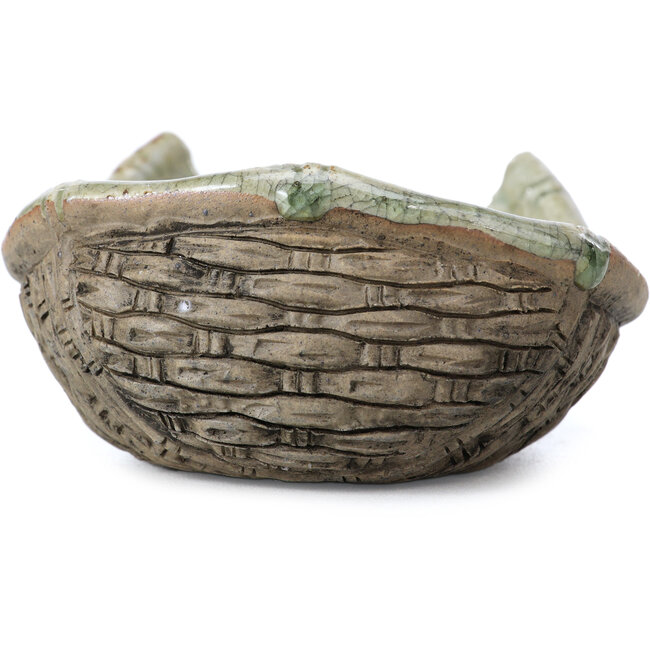 Pot à bonsaï multicolore en forme de panier par Bigei - 100 x 95 x 47 mm