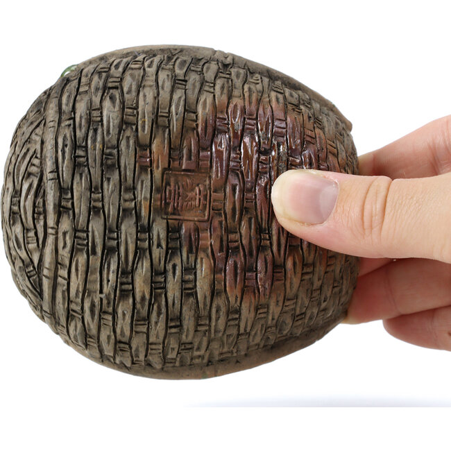 Mandvorm multicolor bonsaipot van Bigei - 100 x 95 x 47 mm