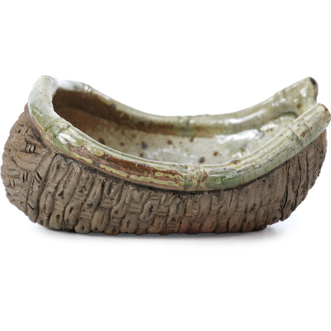 Basket shape multicolor bonsai pot by Bigei - 100 x 95 x 47 mm