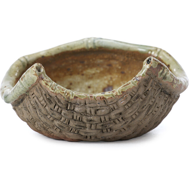 Mandvorm multicolor bonsaipot van Bigei - 100 x 95 x 47 mm