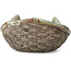 Basket shape multicolor bonsai pot by Bigei - 100 x 95 x 47 mm