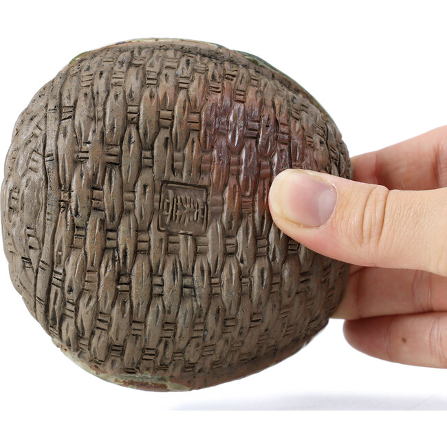 Maceta de bonsái multicolor con forma de cesta de Bigei - 100 x 95 x 47 mm