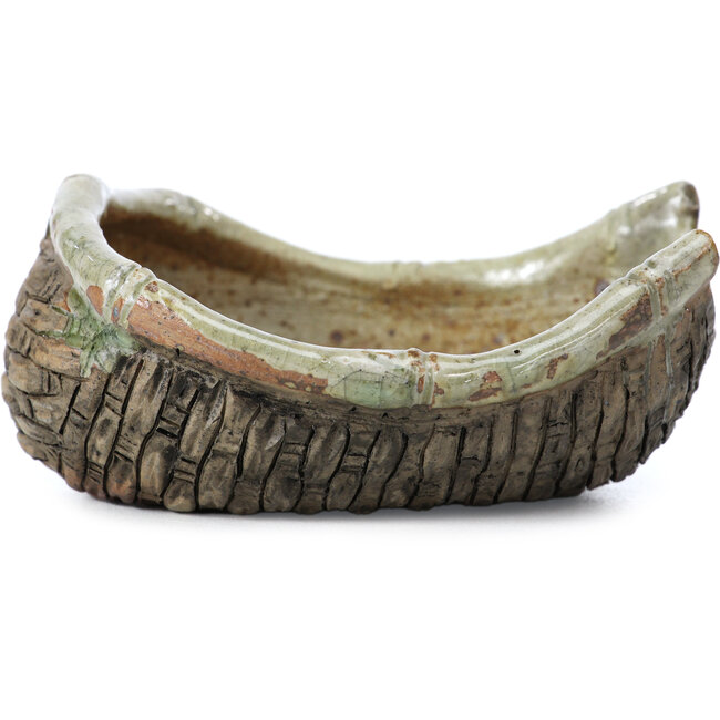 Pot à bonsaï multicolore en forme de panier par Bigei - 100 x 95 x 47 mm