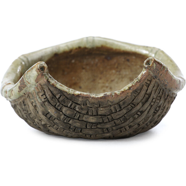 Vaso per bonsai multicolore a forma di cesto di Bigei - 100 x 95 x 47 mm