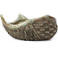 Pot à bonsaï multicolore en forme de panier par Bigei - 100 x 95 x 47 mm