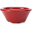 Vaso per bonsai rosso rotondo di Shozan - 122 x 122 x 53 mm