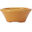 Pot à bonsaï rond orange par Shozan - 141 x 141 x 60 mm