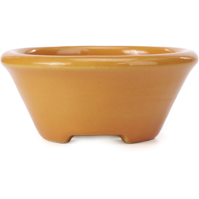 TOPWA - Vaso Per Bonsai Zisha In Ceramica - Mini 5,7 X 2,5 Cm - Con Foro Di Scarico - Rosso Antico - Per Piante Grasse E Succulente