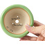 Pot à bonsaï rond vert par Shozan - 102 x 102 x 47 mm