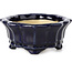 Mokko blue bonsai pot by Shozan - 107 x 90 x 39 mm