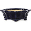 Mokko blue bonsai pot by Shozan - 107 x 90 x 39 mm