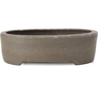 Wabashi 121 mm oval unglazed bonsai pot by Wabashi, Japan