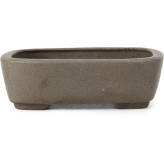 Wabashi 128 mm rectangular unglazed bonsai pot by Wabashi, Japan