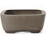 Rectangular unglazed bonsai pot by Wabashi - 128 x 100 x 40 mm