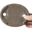 Pot à bonsaï ovale non émaillé par Wabashi - 124 x 97 x 37 mm