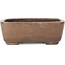 Rectangular unglazed bonsai pot by Wabashi - 147 x 117 x 51 mm