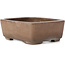 Rectangular unglazed bonsai pot by Wabashi - 147 x 117 x 51 mm