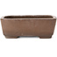 Rectangular unglazed bonsai pot by Wabashi - 147 x 117 x 51 mm