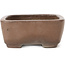 Pot à bonsaï rectangulaire non émaillé par Wabashi - 147 x 117 x 51 mm