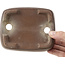Pot à bonsaï rectangulaire non émaillé par Wabashi - 147 x 117 x 51 mm