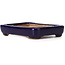 Maceta de bonsái rectangular azul de Hattori - 87 x 65 x 16 mm