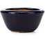 Pot à bonsaï rond bleu par Hattori - 66 x 66 x 33 mm