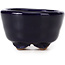 Round blue bonsai pot by Hattori - 63 x 63 x 38 mm