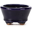Pot à bonsaï rond bleu par Hattori - 64 x 64 x 36 mm