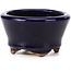 Pot à bonsaï rond bleu par Hattori - 64 x 64 x 36 mm
