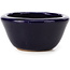 Round blue bonsai pot by Hattori - 65 x 65 x 31 mm