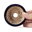 Pot à bonsaï rond bleu par Hattori - 73 x 73 x 27 mm