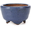 Maceta de bonsái redonda azul de Hattori - 64 x 64 x 37 mm