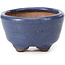 Pot à bonsaï rond bleu par Hattori - 64 x 64 x 37 mm