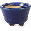 Pot à bonsaï rond bleu par Hattori - 85 x 85 x 56 mm