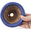 Pot à bonsaï rond bleu par Hattori - 99 x 99 x 42 mm