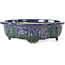 Pot à bonsaï bleu Mokko par Fuka - 169 x 148 x 50 mm
