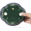 Pot à bonsaï bleu Mokko par Fuka - 169 x 148 x 50 mm