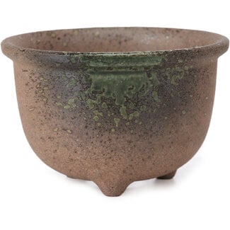 Seto Yaki 108 mm  unglazed bonsai pot by Seto Yaki, Seto