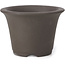 Ronde ongeglazuurde bonsaipot van Seto Yaki - 96 x 96 x 67 mm