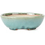 Pot à bonsaï rond bleu par Koyou - 152 x 152 x 51 mm