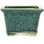 Pot à bonsaï carré vert par Koyou - 94 x 94 x 61 mm