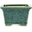 Pot à bonsaï carré vert par Koyou - 94 x 94 x 61 mm