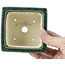 Pot à bonsaï carré vert par Koyou - 94 x 94 x 61 mm