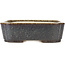 Square brown bonsai pot by Koyou - 250 x 253 x 76 mm