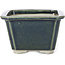 Pot à bonsaï carré bleu par Tosui - 110 x 110 x 70 mm