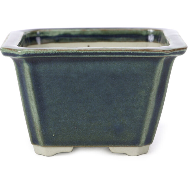 Maceta de bonsái cuadrada azul de Tosui - 110 x 110 x 70 mm