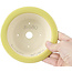Ronde gele bonsaipot van Koyou - 137 x 137 x 53 mm