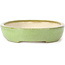 Vaso bonsai ovale verde di Koyou - 205 x 160 x 38 mm