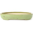 Ovale groene bonsai pot van Koyou - 204 x 160 x 37 mm