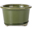 Ronde groene bonsai pot van Tosui - 113 x 113 x 72 mm